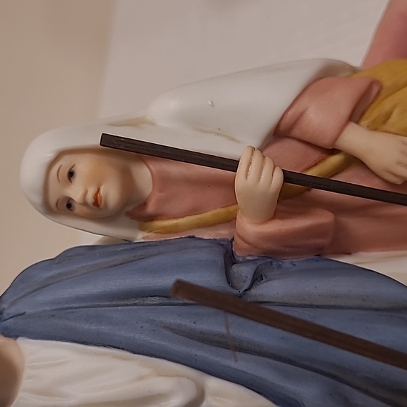 NWOT Vintage Home Interior The Shepherds Voice Figurine In Original Box - Picture 11 of 17